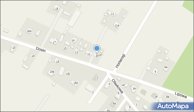 Dosin, Dosin, 10, mapa Dosin