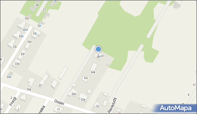 Dosin, Dosin, 32f, mapa Dosin