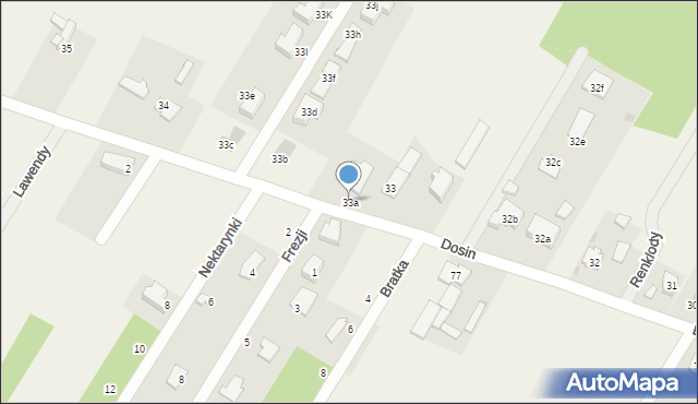 Dosin, Dosin, 33a, mapa Dosin