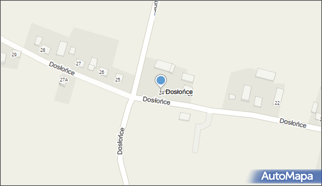 Dosłońce, Dosłońce, 24, mapa Dosłońce