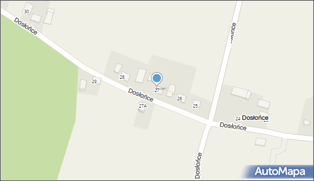 Dosłońce, Dosłońce, 27, mapa Dosłońce
