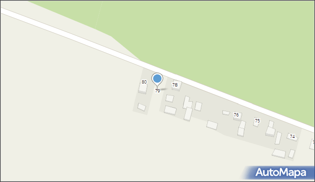 Dosłońce, Dosłońce, 79, mapa Dosłońce