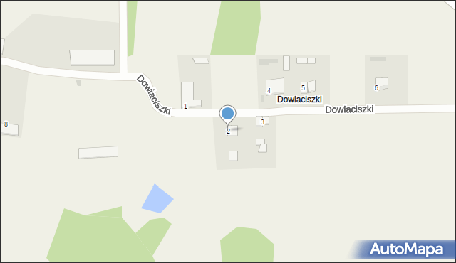 Dowiaciszki, Dowiaciszki, 2, mapa Dowiaciszki