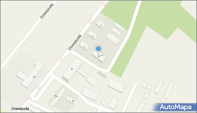 Dowspuda, Dowspuda, 4, mapa Dowspuda