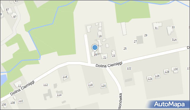 Dys, Dolina Ciemięgi, 15, mapa Dys