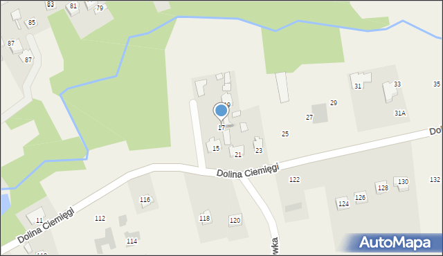 Dys, Dolina Ciemięgi, 17, mapa Dys