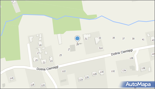 Dys, Dolina Ciemięgi, 29, mapa Dys