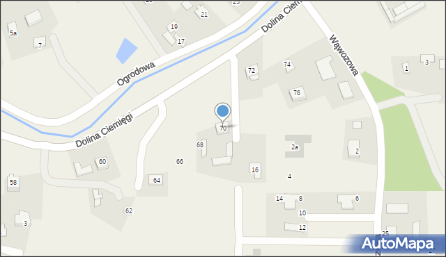 Dys, Dolina Ciemięgi, 70, mapa Dys