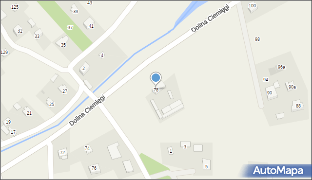 Dys, Dolina Ciemięgi, 78, mapa Dys