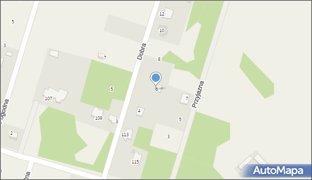 Dzbenin, Dobra, 6, mapa Dzbenin