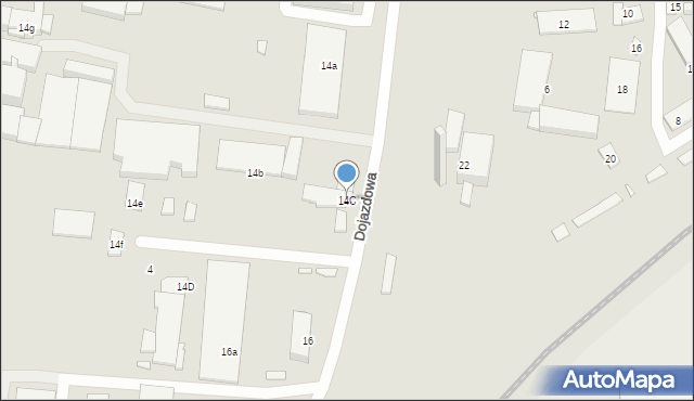 Elbląg, Dojazdowa, 14C, mapa Elbląga