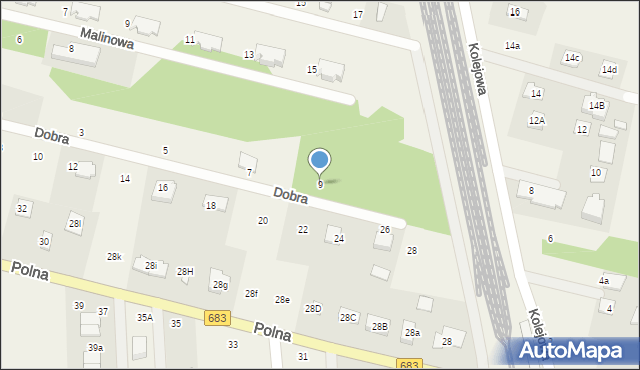 Gabryelin, Dobra, 9, mapa Gabryelin