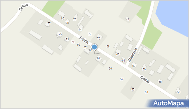 Garbów, Dolna, 63, mapa Garbów