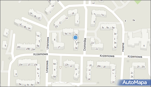 Gdańsk, Dominika Konstantyna, bp., 3b, mapa Gdańska