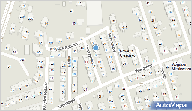 Gdańsk, Dobrzyńskich, 12, mapa Gdańska