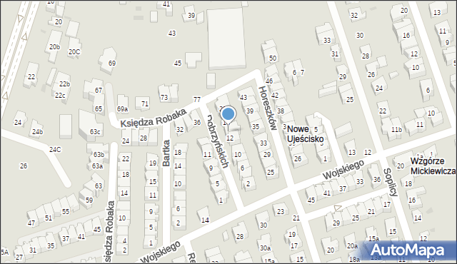 Gdańsk, Dobrzyńskich, 14, mapa Gdańska