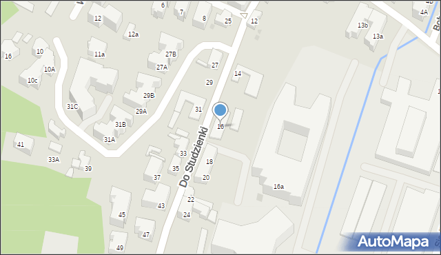 Gdańsk, Do Studzienki, 16, mapa Gdańska