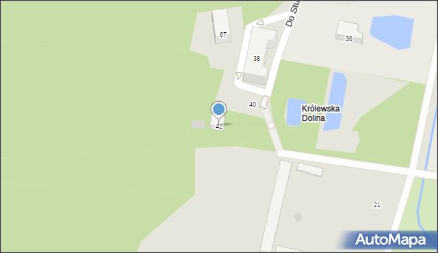 Gdańsk, Do Studzienki, 42, mapa Gdańska