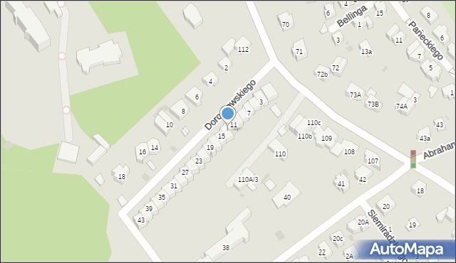 Gdańsk, Doroszewskiego Witolda, 13, mapa Gdańska