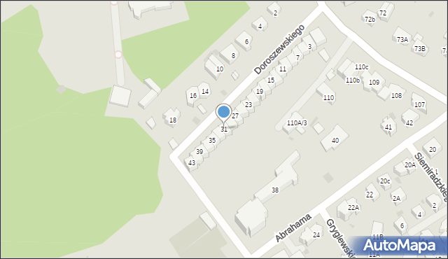 Gdańsk, Doroszewskiego Witolda, 31, mapa Gdańska