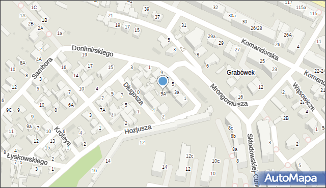 Gdynia, Donimirskiego Antoniego, 5A, mapa Gdyni