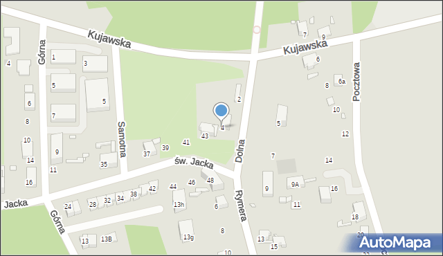 Gliwice, Dolna, 4, mapa Gliwic