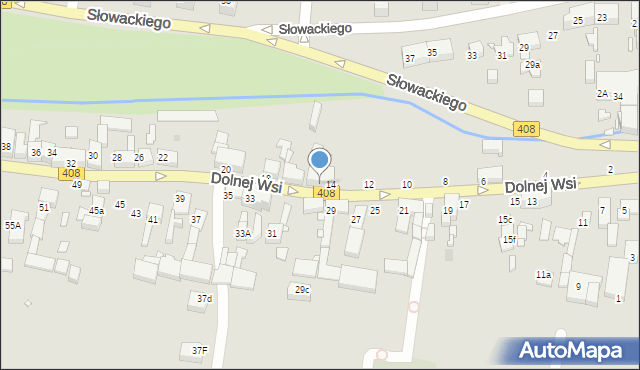 Gliwice, Dolnej Wsi, 16, mapa Gliwic