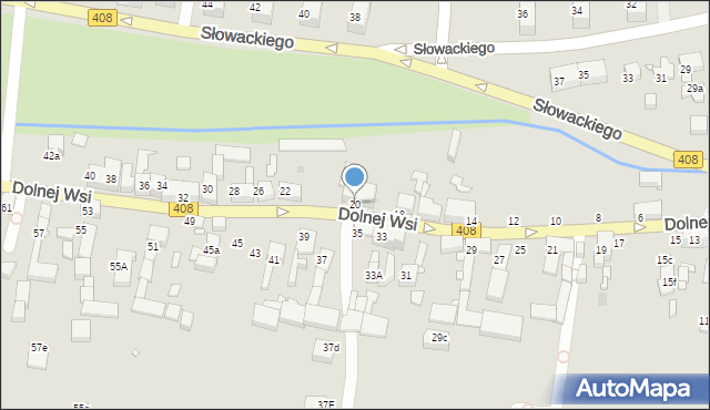 Gliwice, Dolnej Wsi, 20, mapa Gliwic