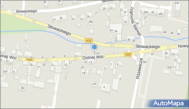 Gliwice, Dolnej Wsi, 4, mapa Gliwic