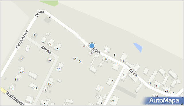 Głogów, Dolna, 6, mapa Głogów