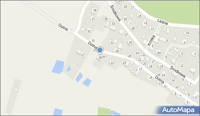 Głuchów, Dolna, 23, mapa Głuchów