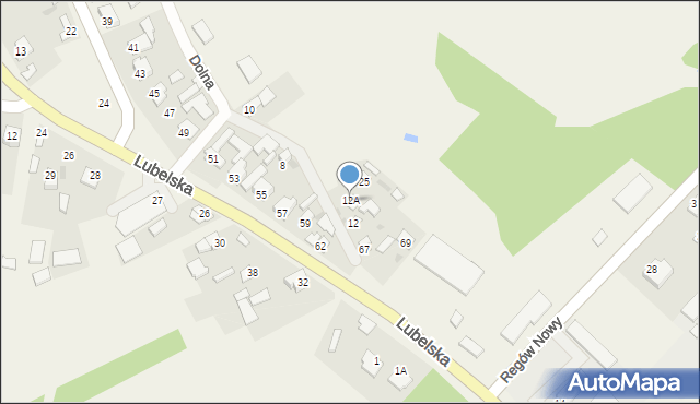 Gniewoszów, Dolna, 12A, mapa Gniewoszów