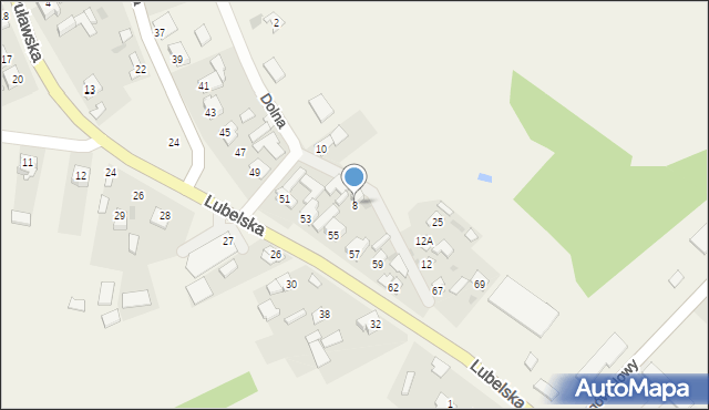 Gniewoszów, Dolna, 8, mapa Gniewoszów