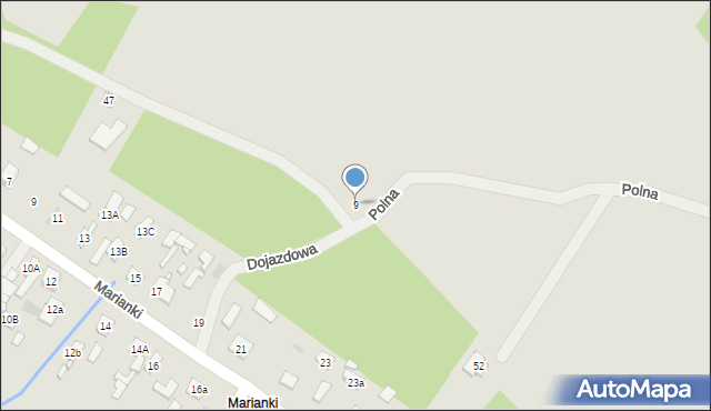 Góra Kalwaria, Dojazdowa, 9, mapa Góra Kalwaria