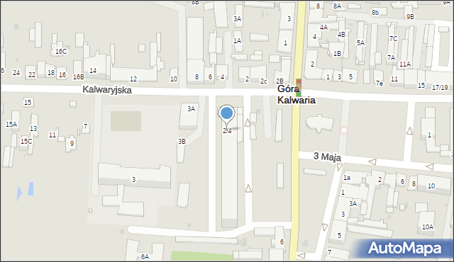 Góra Kalwaria, Dominikańska, 2/4, mapa Góra Kalwaria