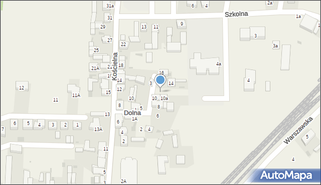 Gorzkowice, Dolna, 12, mapa Gorzkowice