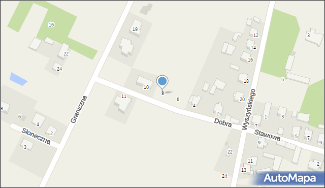 Górzno, Dobra, 8, mapa Górzno