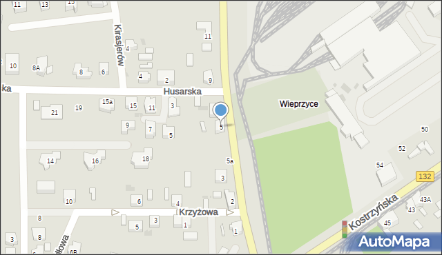 Gorzów Wielkopolski, Dobra, 5, mapa Gorzów Wielkopolski