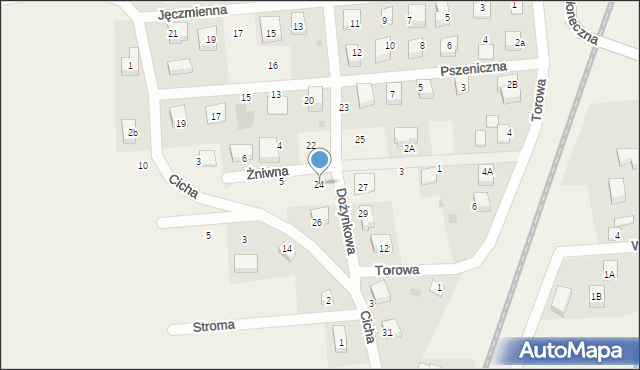 Gościcino, Dożynkowa, 24, mapa Gościcino