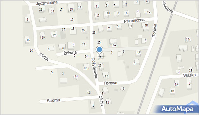 Gościcino, Dożynkowa, 27, mapa Gościcino