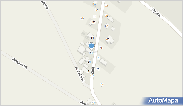 Gościęcice, Dolna, 51, mapa Gościęcice