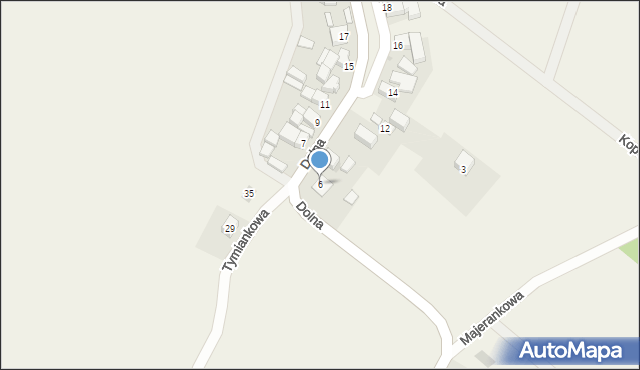 Gościęcice, Dolna, 6, mapa Gościęcice