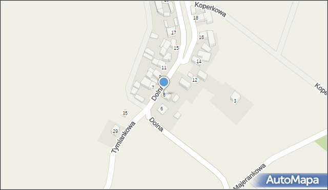 Gościęcice, Dolna, 8, mapa Gościęcice