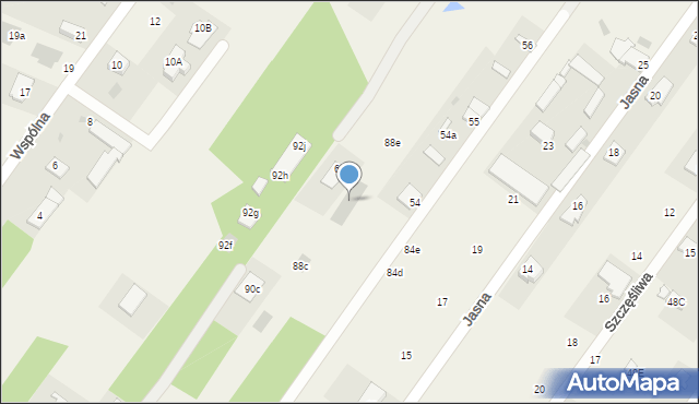 Jachranka, Dosińska, 88d, mapa Jachranka