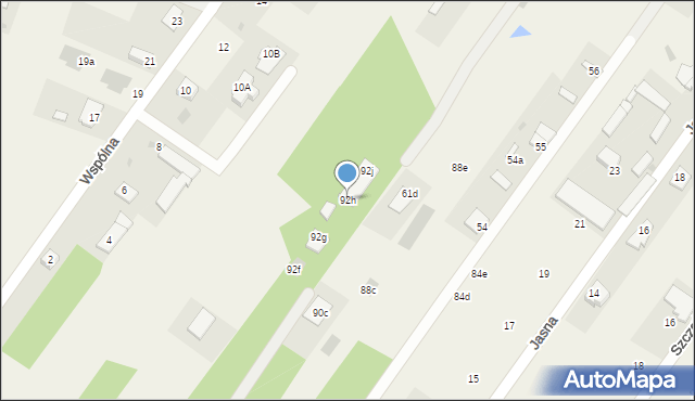 Jachranka, Dosińska, 92h, mapa Jachranka