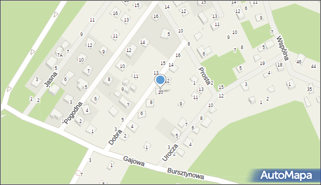 Jackowo, Dobra, 10, mapa Jackowo