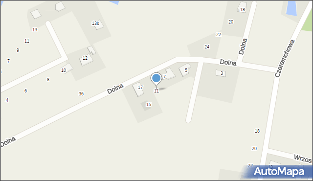 Jagatowo, Dolna, 11, mapa Jagatowo
