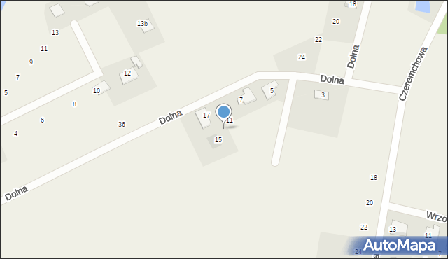Jagatowo, Dolna, 13, mapa Jagatowo