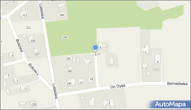 Jakubowice Konińskie, Do Dysa, 3, mapa Jakubowice Konińskie