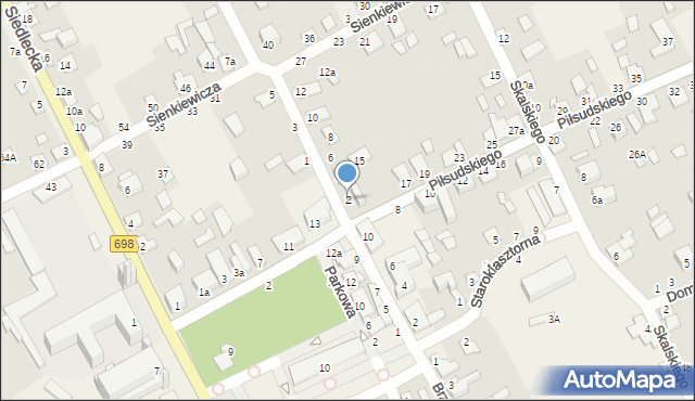 Janów Podlaski, Dolna, 2, mapa Janów Podlaski